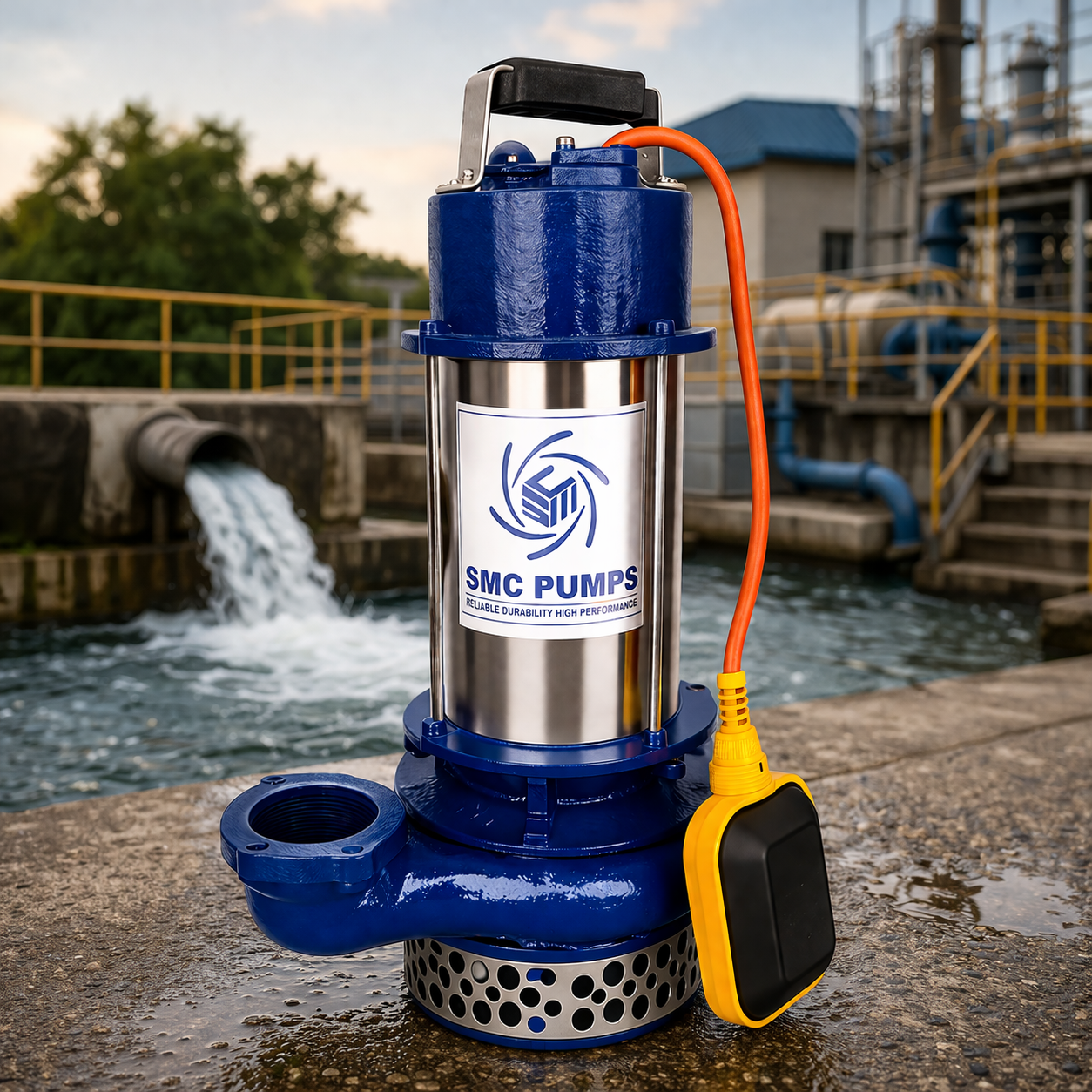 3 HP Three Phase Dewatering Pump SS Moter Body